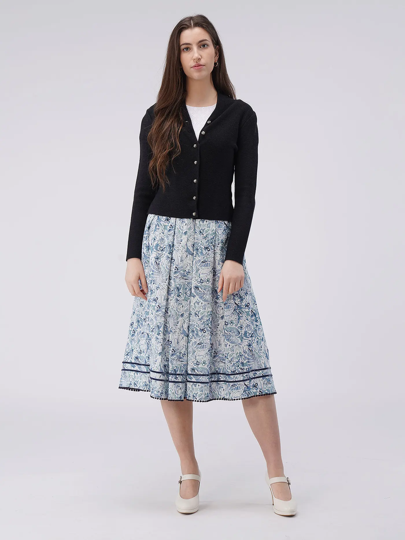 GOTTSEIDANK | Trachten Strickjacke Slim Fit ANNA | 